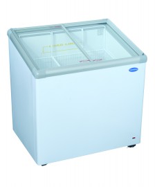 CF310VI    200lt Slanted Glass Top Ice-cream freezer