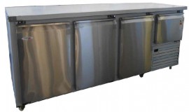 EB2550SS 3.5 Door Stainless Steel Under Bar fridge