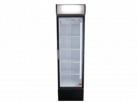 EH365  334lt Slim Line Single Glass Door Beverage Cooler