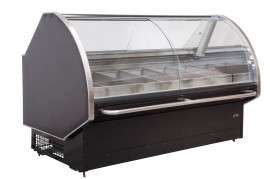 CGM1220SC 1.2m Curved Glass Meat Chiller
