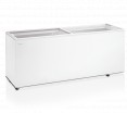 IC700SC 620lt Flat Sliding Glass Top Ice-cream Freezer with Temperature Display