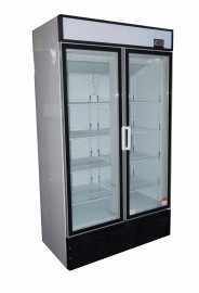 EU720 645lt Double Glass Door Freezer